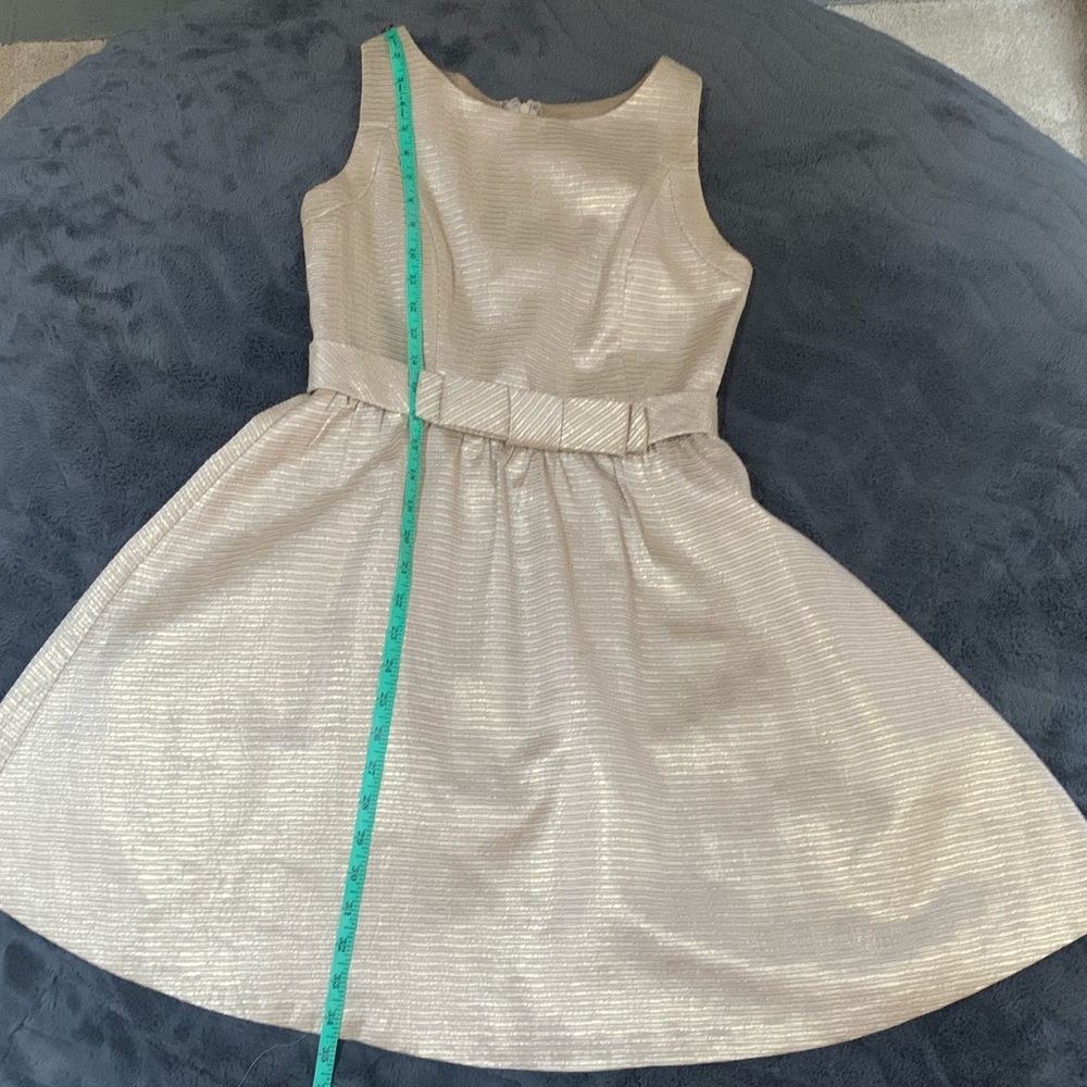 LC Lauren Conrad Gold Dress
